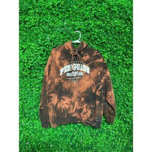 Vintage Acid Wash Pittsburgh Penguins Hoodie, Adult Mens XL, Reworked Vintage